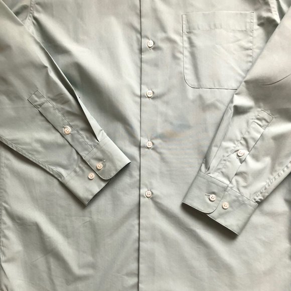 Alfani mens mint green dress shirt size Medium M - Picture 5 of 8